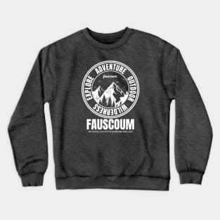 Fauscoum Mountain, Mountaineering In Ireland Locations Crewneck Sweatshirt